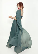 Load image into Gallery viewer, Custom Couture One Shoulder Chiffon Gown
