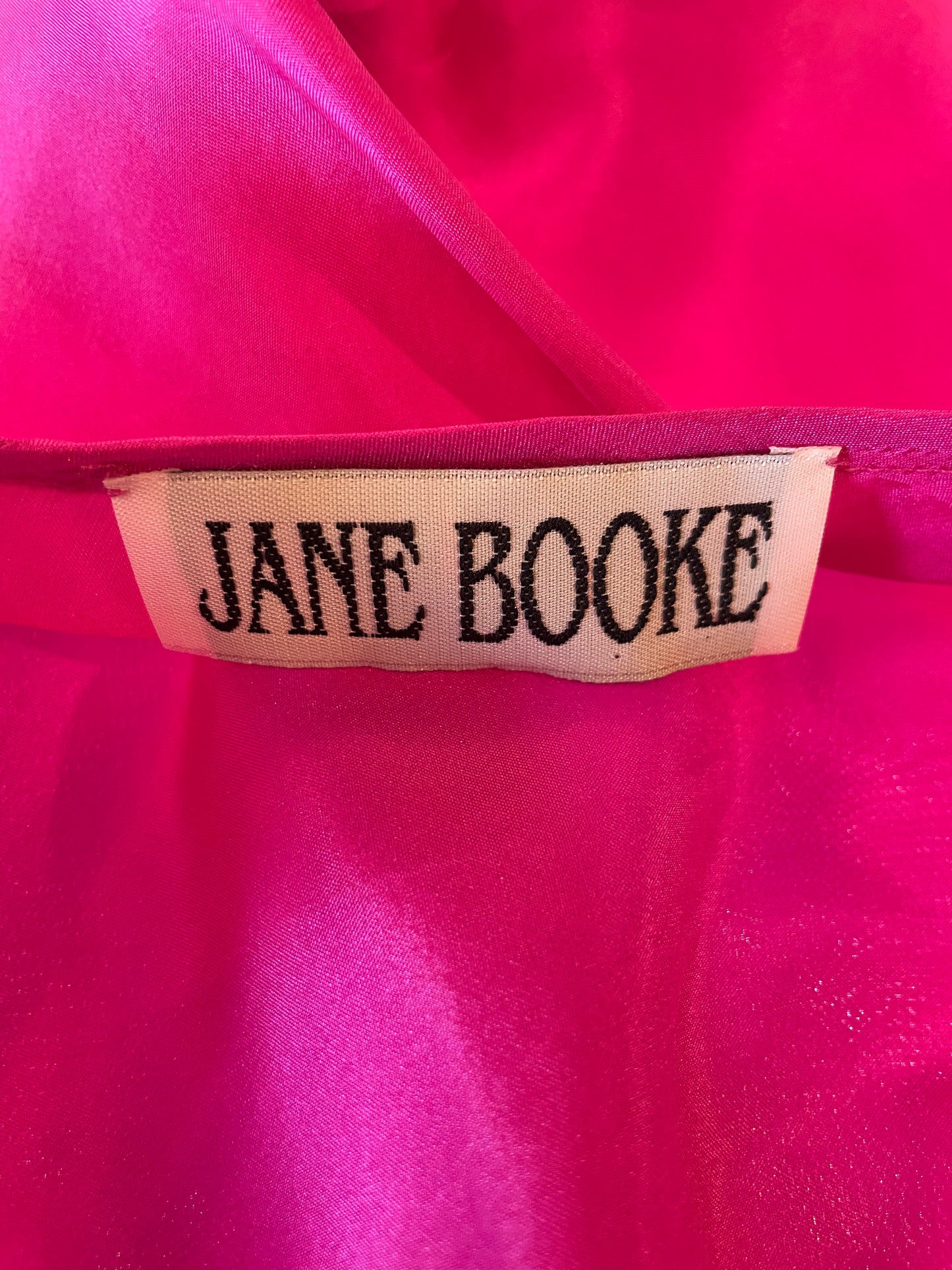Jane Booke Fuchsia Low Back Slip Dress