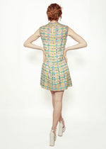 Load image into Gallery viewer, Malcom Starr 1960&#39;s Beaded Pastel Cocktail Dress
