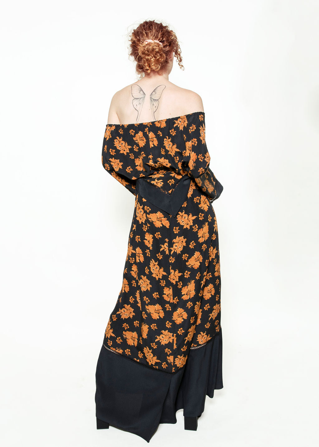 Chloe Silk Grapevine Printed Caftan