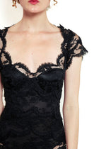 Load image into Gallery viewer, Moschino Red Slip Dress with Lace Overlay
