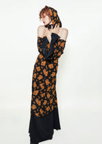 Load image into Gallery viewer, Chloe Silk Grapevine Printed Caftan
