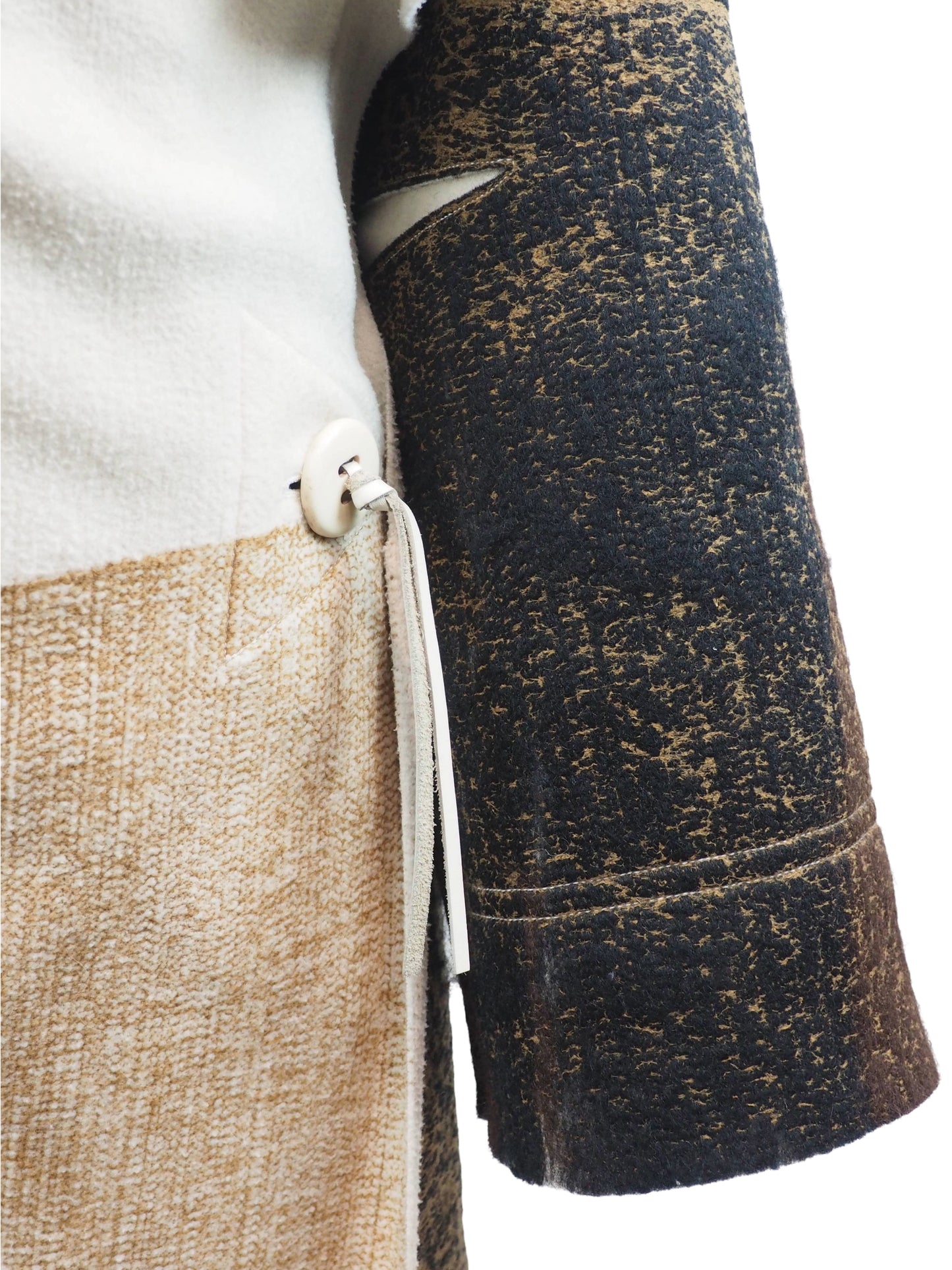 Issey Miyake Rare Full Length Brown Wool Coat