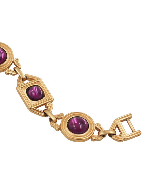  purple Cabochon Bracelet