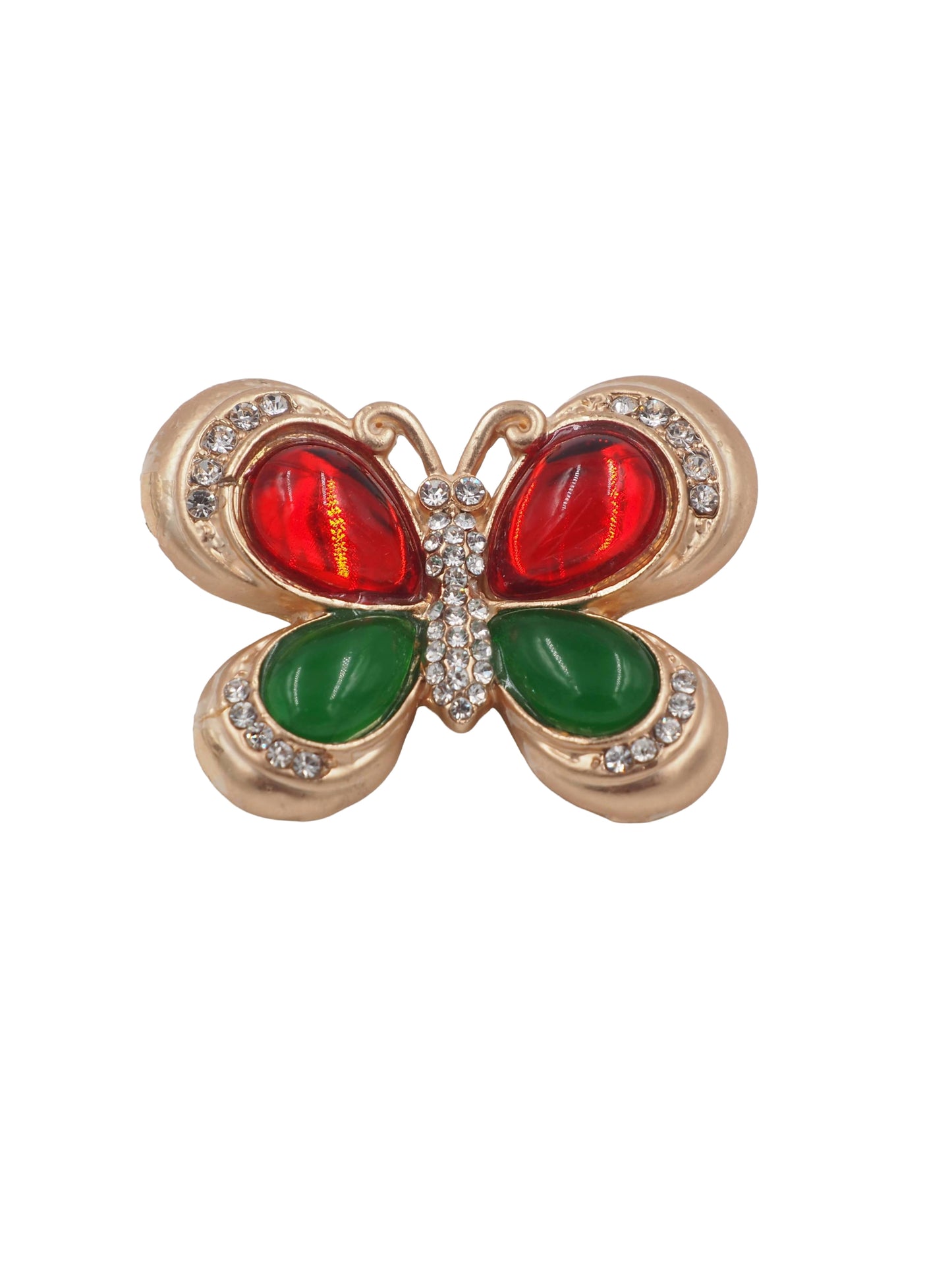 red butterfly brooch 