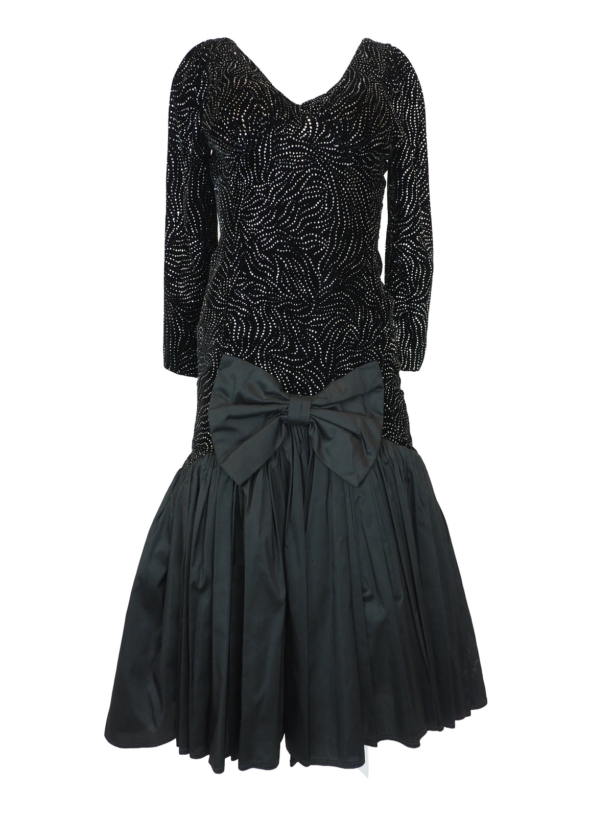 Hidy Misawa Velvet Glitter Dress