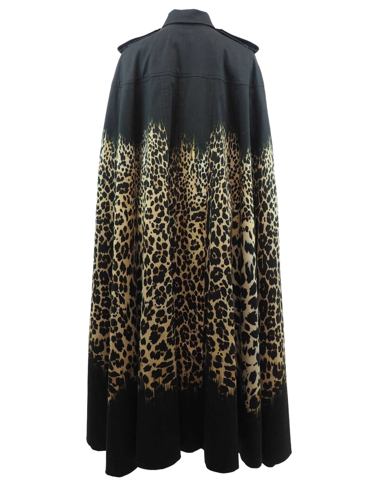 Roberto Cavalli Cheetah Print Cloak/Cape