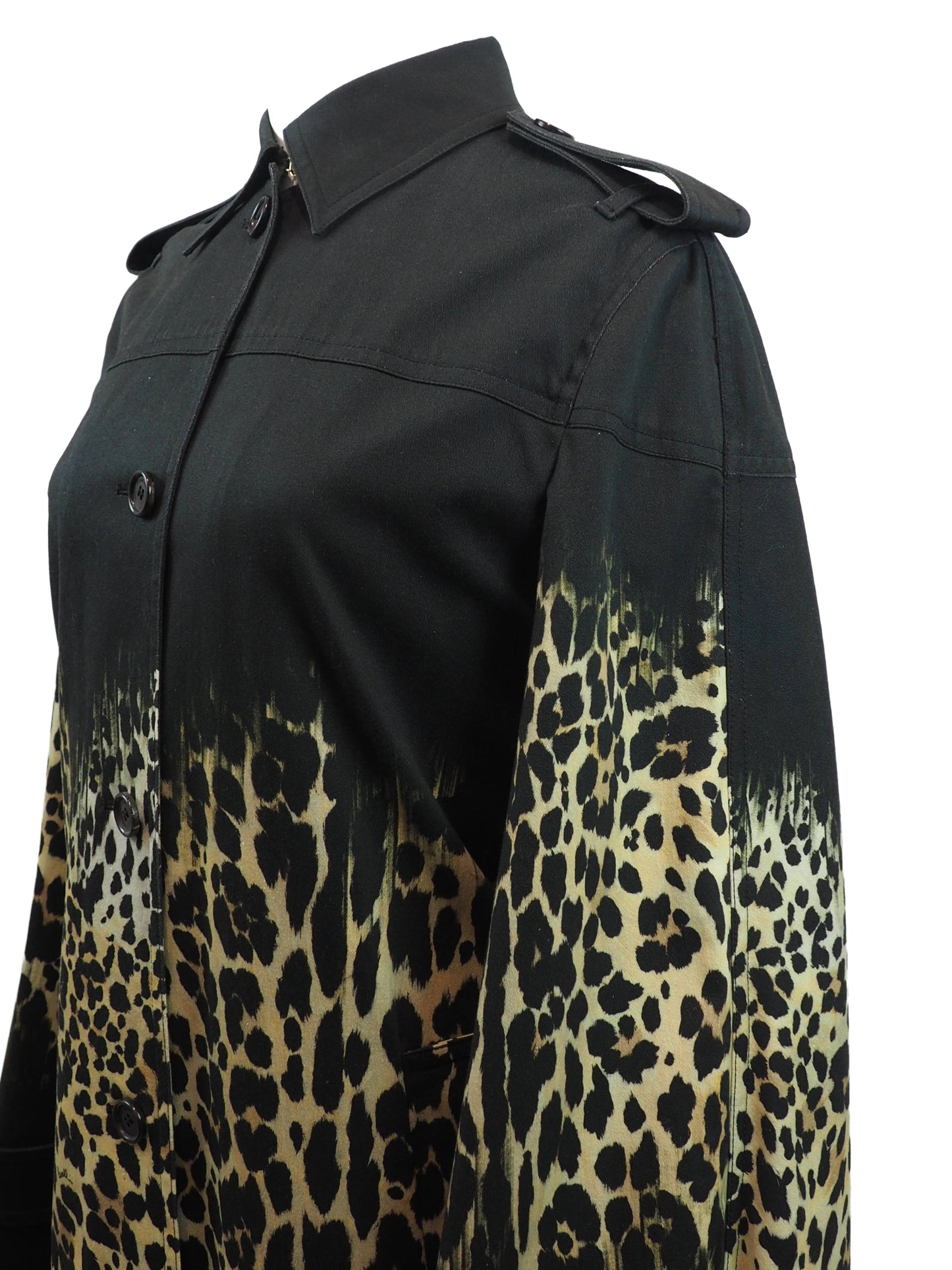 Roberto Cavalli Cheetah Print Cloak/Cape