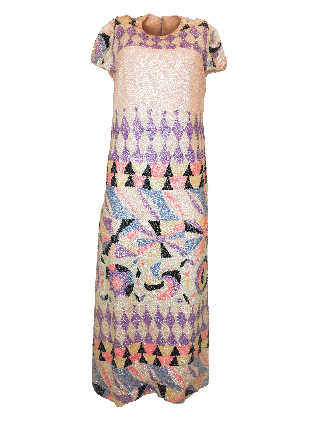Sara Fredricks Sequin Printed Gown