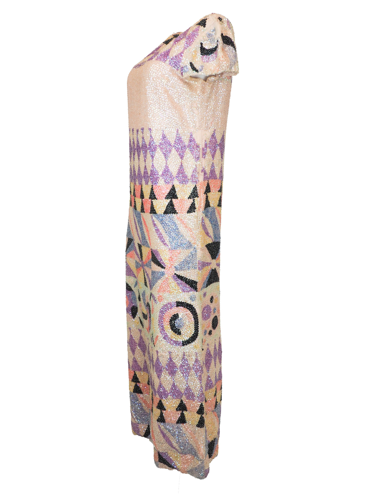 Sara Fredricks Sequin Printed Gown