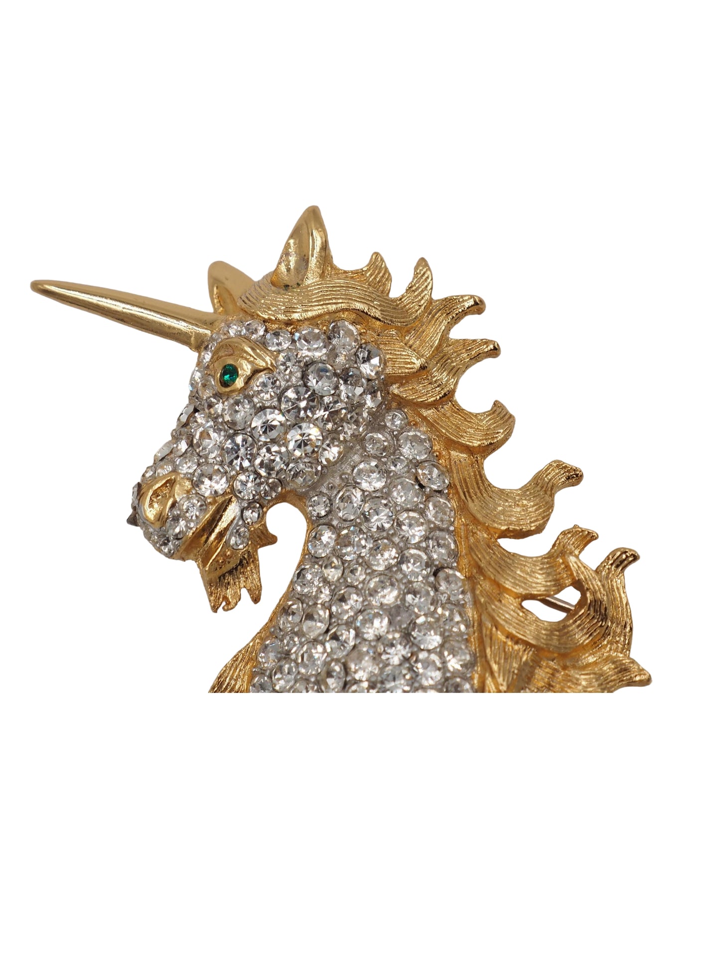 vintage unicorn brooch 
