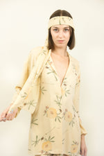 Load image into Gallery viewer, Harari Silk Floral Pant Ensemble
