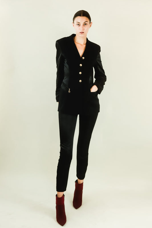 Escada Wool & Satin Suit