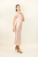 Load image into Gallery viewer, Rose Satin and Lace Slip Dress
