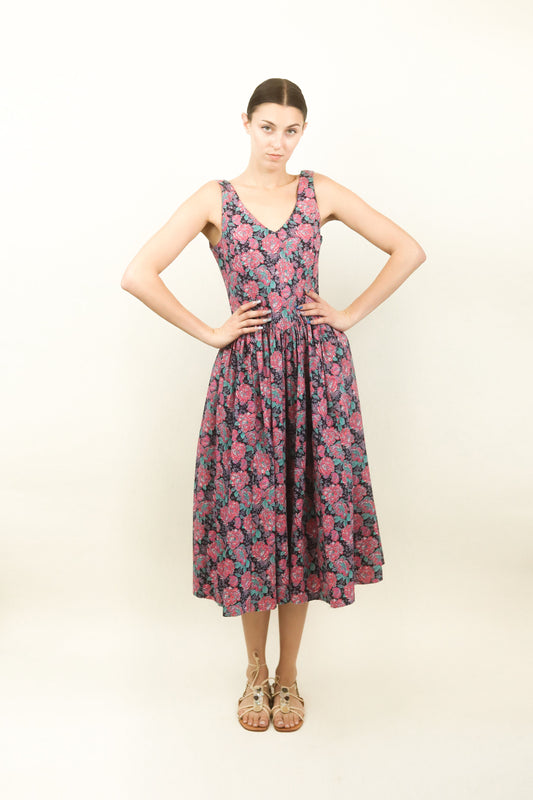 Laura Ashley Floral Dress - The Kit Vintage