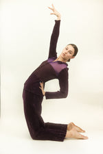 Load image into Gallery viewer, Yoshiki Hishinuma Purple Pleated Skirt Set
