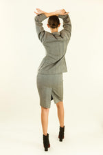 Load image into Gallery viewer, Yves Saint Laurent Herringbone Skirt Suit
