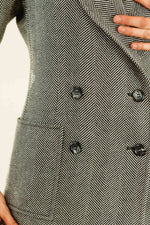 Load image into Gallery viewer, Yves Saint Laurent Herringbone Skirt Suit
