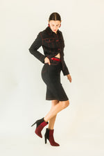 Load image into Gallery viewer, D&amp;G Denim Skirt Suit
