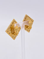 Load image into Gallery viewer, Crystal Square Earrings
