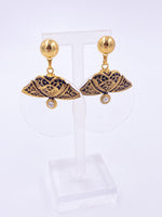 Load image into Gallery viewer, Art Nouveau Lucite Earrings
