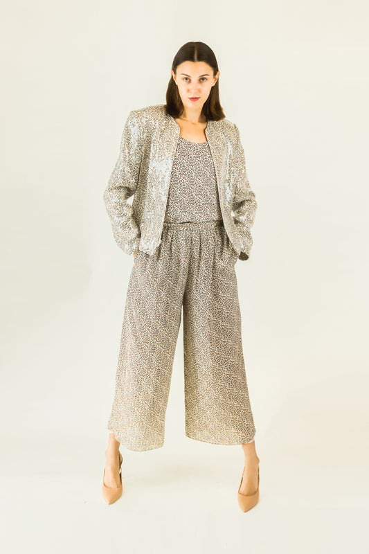 David Hayes Cheetah Three Piece Set - The Kit Vintage