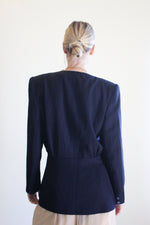 Load image into Gallery viewer, Valentino Navy Double Breasted Blazer
