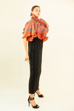 Load image into Gallery viewer, Zandra Rhodes Pleated Dress and Bolero Set
