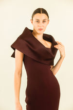 Load image into Gallery viewer, John Galliano Burgundy Gown
