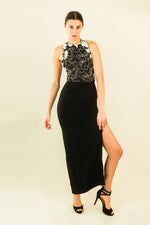 Load image into Gallery viewer, Galanos High Neck Lace Gown
