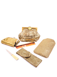 Gold Chainmail Glasses Case