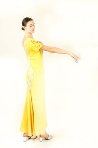 Carolina Herrera Silk Beaded Gown