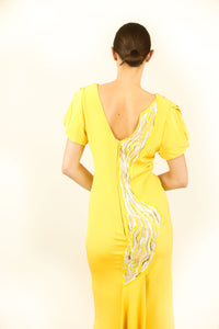 Carolina Herrera Silk Beaded Gown