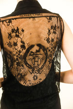 Load image into Gallery viewer, Hermes Monogram Lace Button Front Gown
