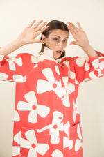 Load image into Gallery viewer, Courreges c. 1970&#39;s/80&#39;s Floral Coat
