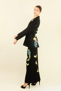 John Galliano Embroidered Butterfly Suit