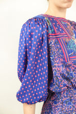 Load image into Gallery viewer, Diane Freis Polka Dot Skirt Ensemble

