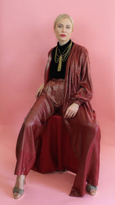 Geoffrey Beene Red Metallic Set