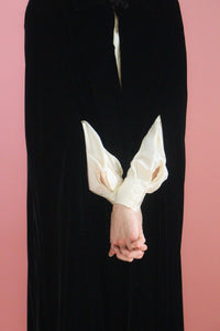 Black Velvet Cape