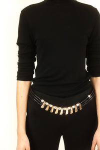 Jean Paul Gaultier Ruched Sleeve Top