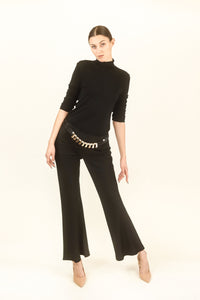 Black Mesh Multi Link Belt