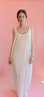 Load image into Gallery viewer, Jane Booke Cotton Dress with Cape Detail
