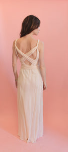 Jane Booke Silk Goddess Chiffon Grecian Style Gown