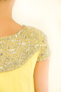 Malcolm Starr Chiffon Embellished Dress