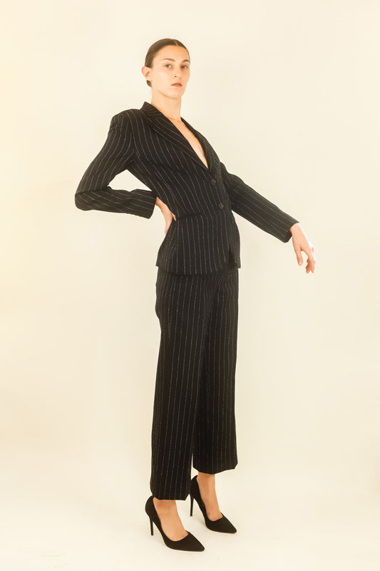 Alexander McQueen Pin Stripe Suit - The Kit Vintage