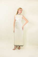 Load image into Gallery viewer, 1960&#39;s Beaded Neck Wedding Gown
