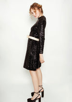 Load image into Gallery viewer, Anne Fogarty Sequin Cocktail Dress
