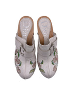 Load image into Gallery viewer, Dior White Embroidered Clogs
