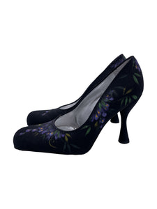 Dolce & Gabanna Floral Round Toe Pump