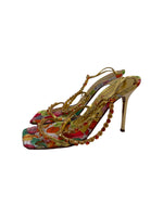 Load image into Gallery viewer, Giuseppe Zanotti Crystal Strap heel
